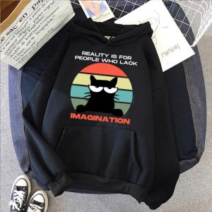 Men/Women Hoodies My Neighbour Retro Anime Cat Print Female Male Hodie Sweatshirt Men Clothing Men Fashion 2021sweatshirt Anime