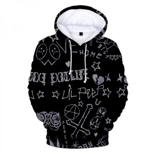 the spoty shop Hoodies Hell Boy Lil peep Men women  Hooded hody Male female Autumn Winter Cry Baby clothes Dropship Lil Peep 3d Hoodies
