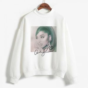 Ariana Grande Merch Positions Hoodies Sweatshirt Women Harajuku Pullovers Fleece Hodied Streetwear Autumn Winter Woman Clothing
