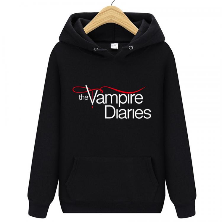the spoty shop Hoodies The Vampire Diaries Hoodies women/mens Long Sleeve hodies Pullovers Sweatshirts hoodie Women Men Casual hooded clothes unisex